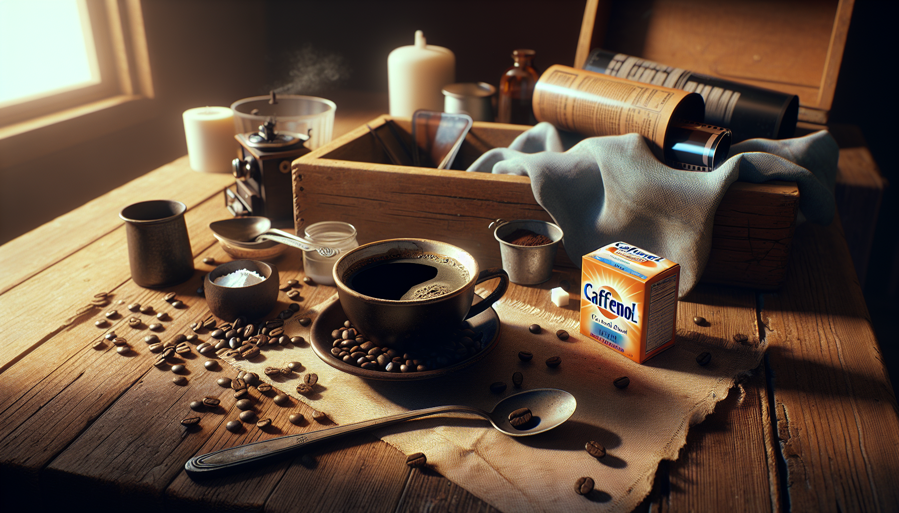 Caffenol is a simple recipe that can be made to develop film